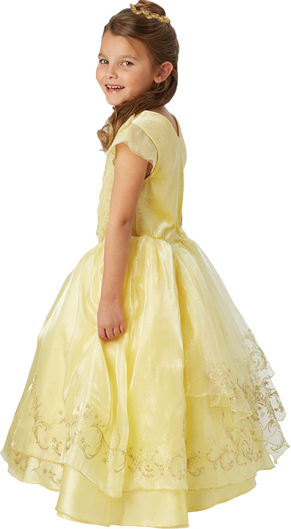 Costum Belle Frumoasa si Bestia Premium Fetite 3-4 Ani, Nr. 2, Carnaval24