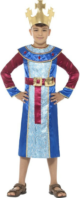 Costum rege Melchior copii, 10-12 ani, Nr. 1, Carnaval24