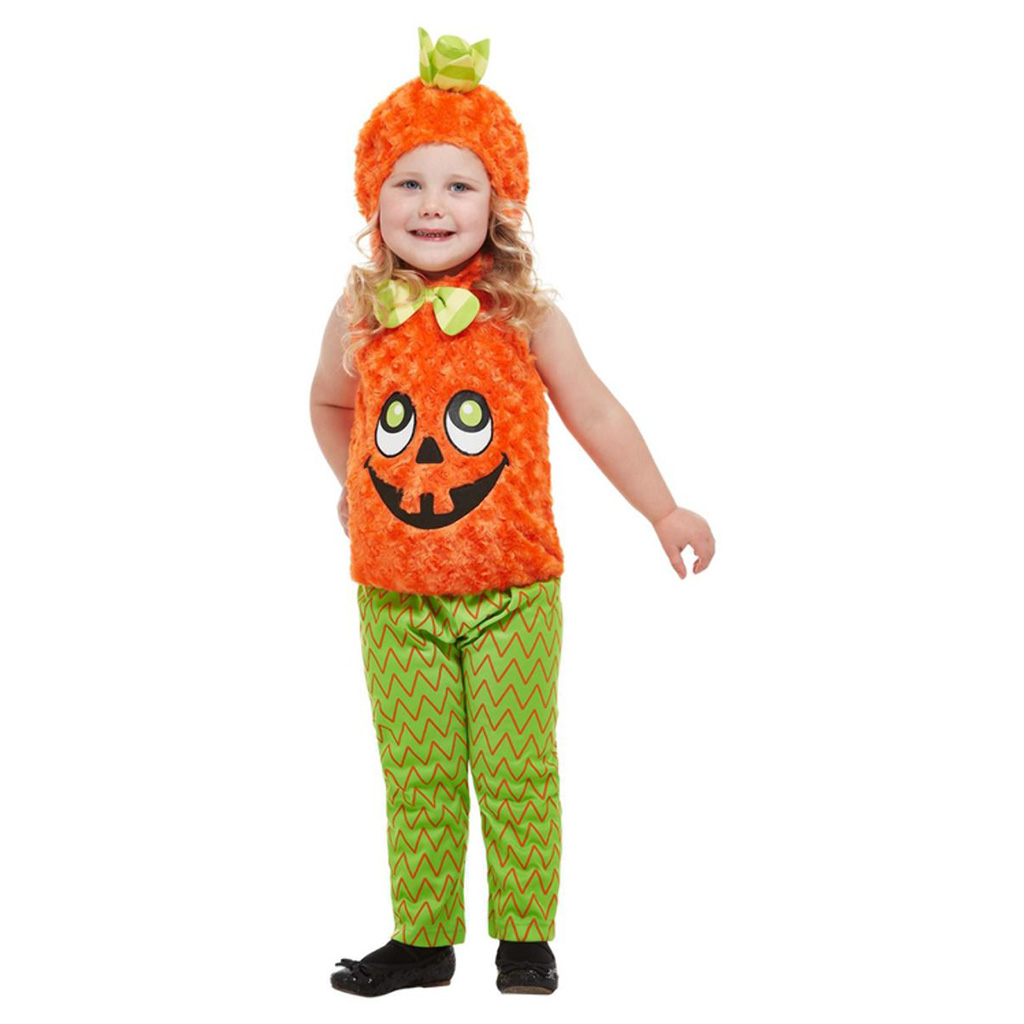 Costumatie Dovleac Halloween Copii 3-4 Ani, #1, Carnaval24