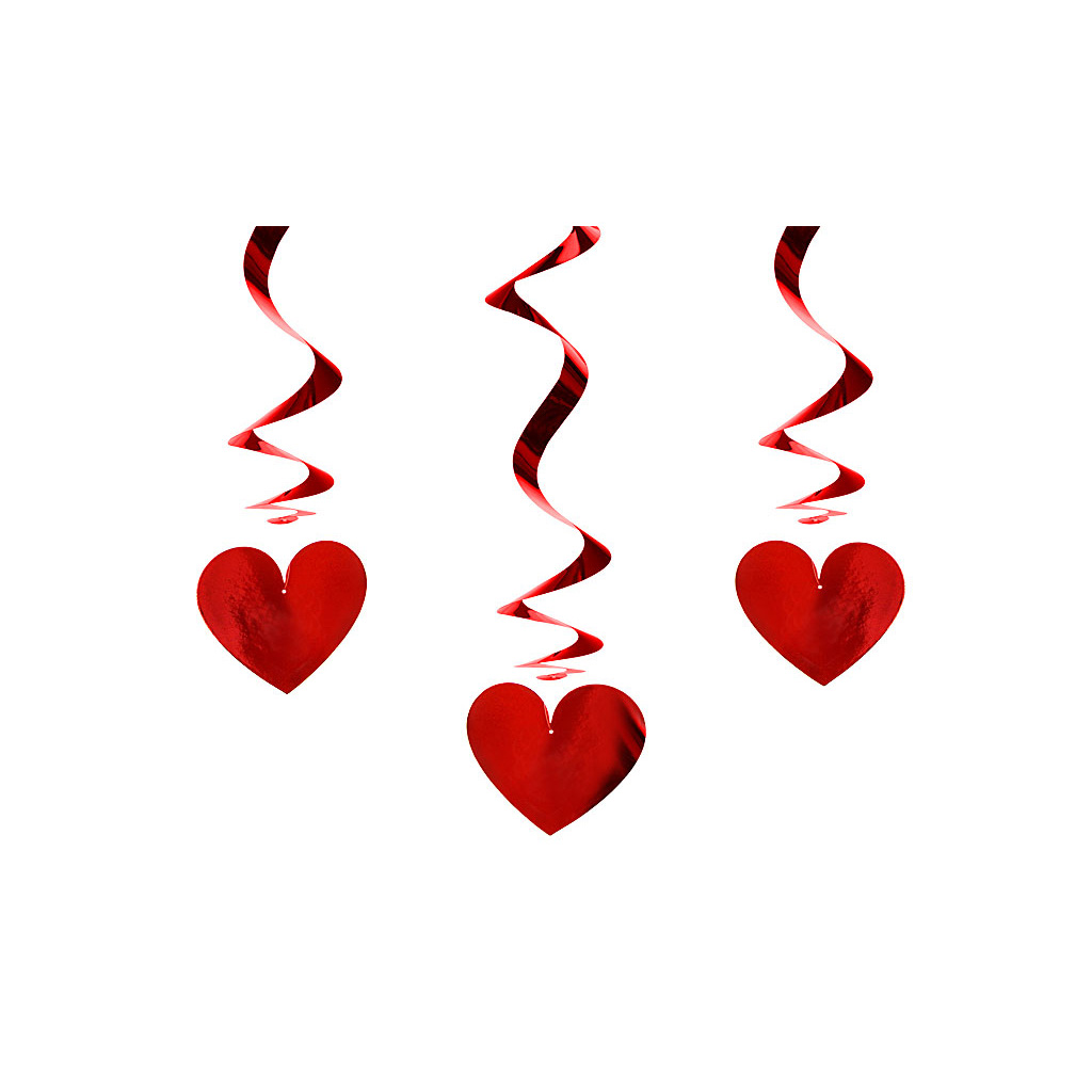 3 Ghirlande Inima 60 cm, #1, Carnaval24