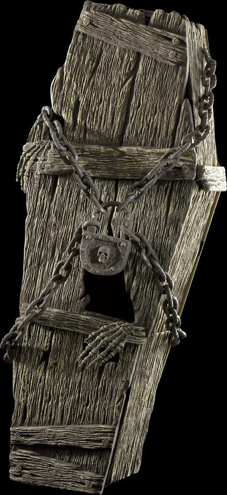 Sicriu Decorativ 150 x 60 x 25, Maro inchis, #2, Carnaval24