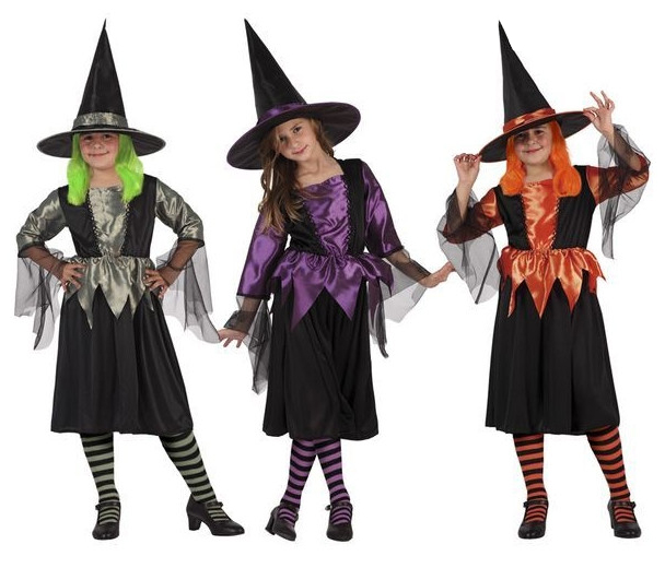 Costum Vrajitoare fete 7-9 ani, #1, Carnaval24