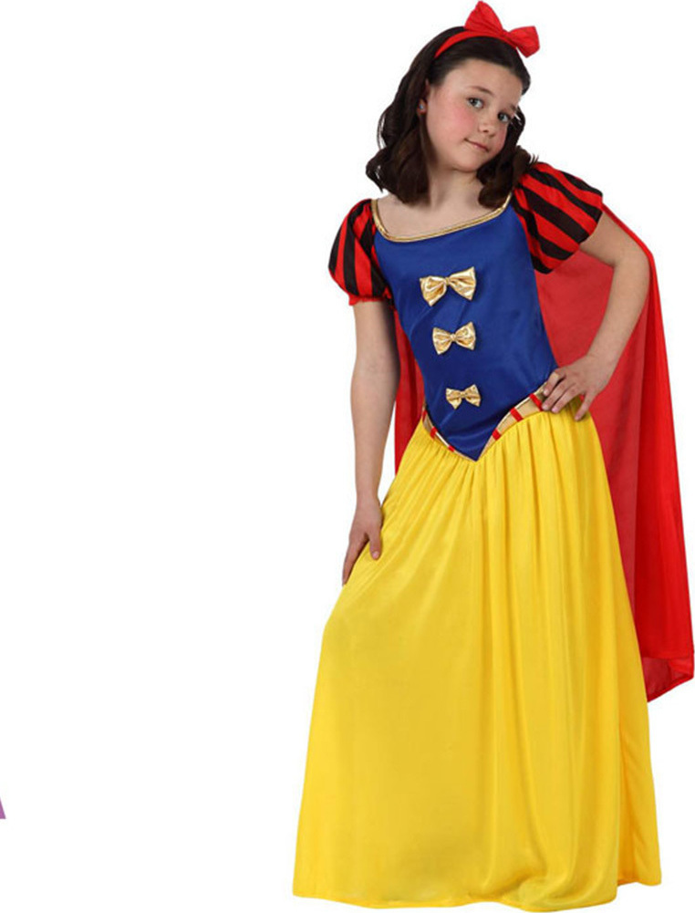 Costum Alba ca Zapada fetite 7-9 ani, 130-145 cm, #1, Carnaval24