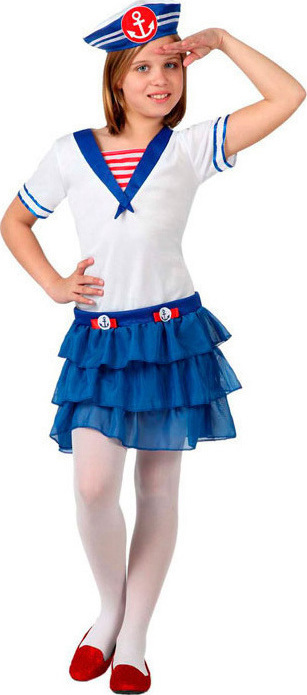 Costum Marinar Fete 3-4 Ani 98-104cm, #1, Carnaval24