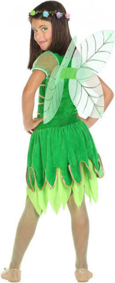 Costumatie Zana Verde Fete 7-9 Ani, Nr. 2, Carnaval24