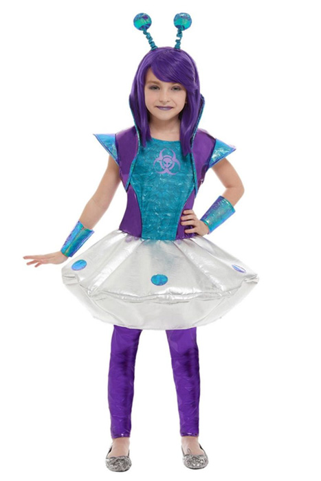 Costumatie Extraterestru Fetite 4-6 Ani, #1, Carnaval24