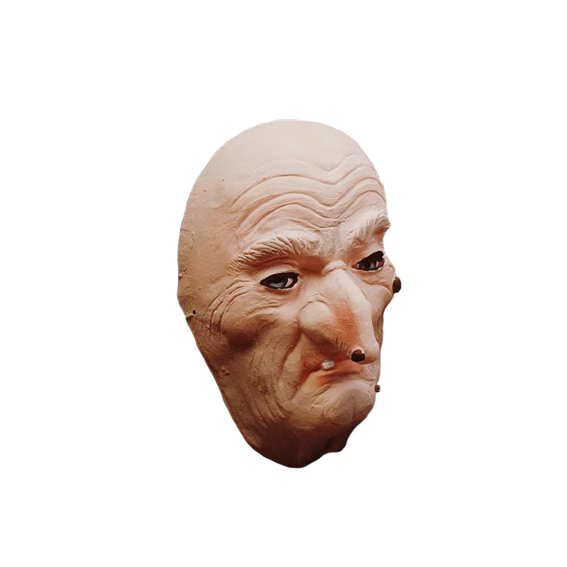 Masca de Vrajitor cu negi din cauciuc pentru Adulti, #1, Carnaval24