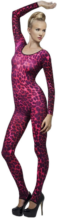 Catsuit Cheetah Bodysuit roz neon, #1, Carnaval24
