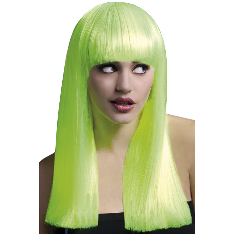 Peruca Alexia Galben Neon, #1, Carnaval24