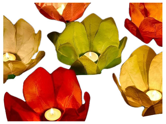 Set 6 Felinare Plutitoare Cu Lumanari, Nr. 1, Carnaval24