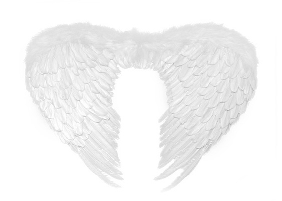 Pereche Aripi Inger Albe 76 x 55 cm, #1, Carnaval24