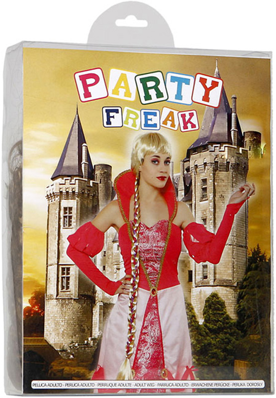 Peruca Blonda Impletita, Nr. 3, Carnaval24