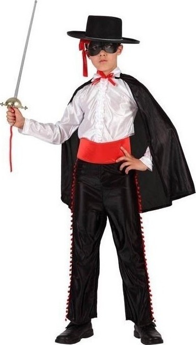 Costum Zorro 5-6 ani, #1, Carnaval24