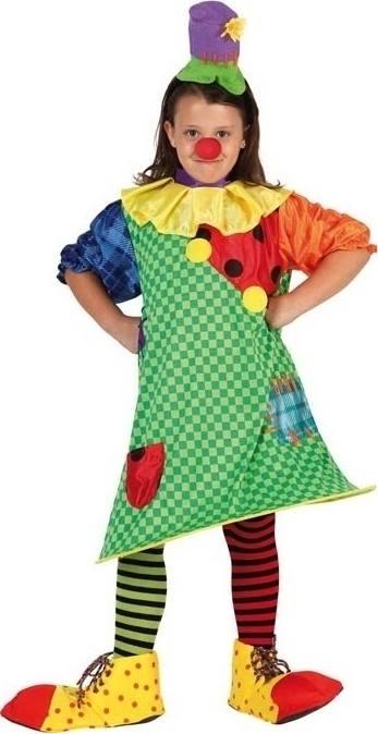 Costumatie Clovn fetite 7-9 ani, #1, Carnaval24