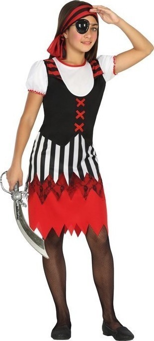 Costumatie Pirat Fete 7-9 ani, #1, Carnaval24