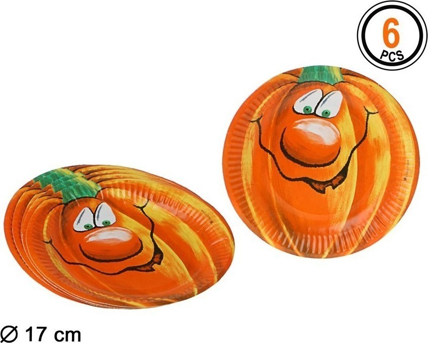 Farfurii Halloween 6 Bucati, #1, Carnaval24