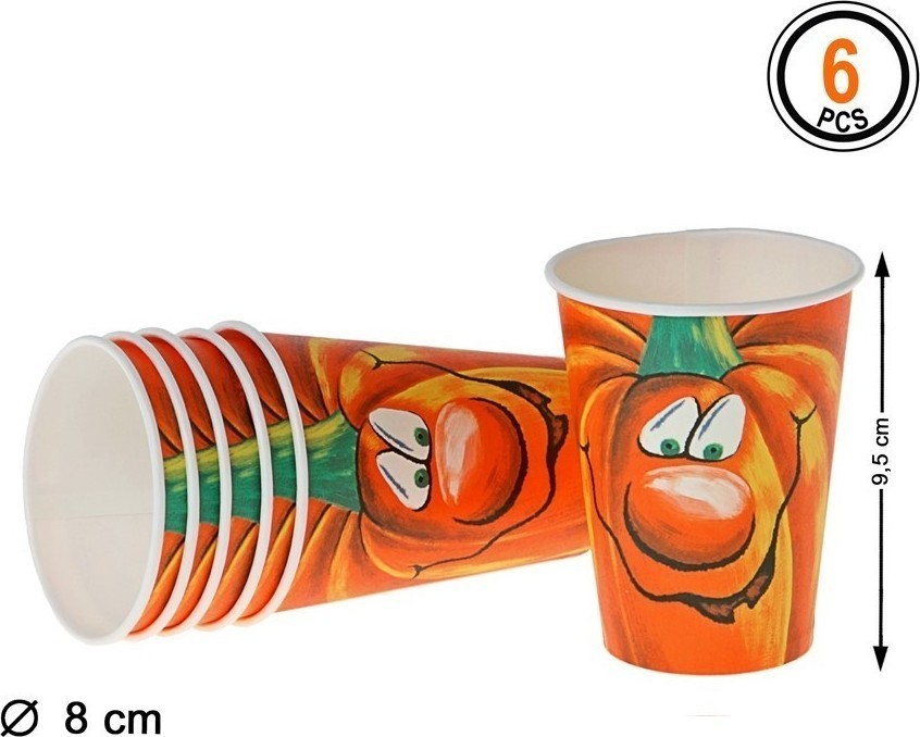 Pahare Halloween 6 bucati, #1, Carnaval24