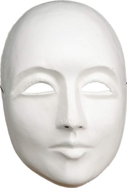 Masca teatru Figura Serioasa, #1, Carnaval24