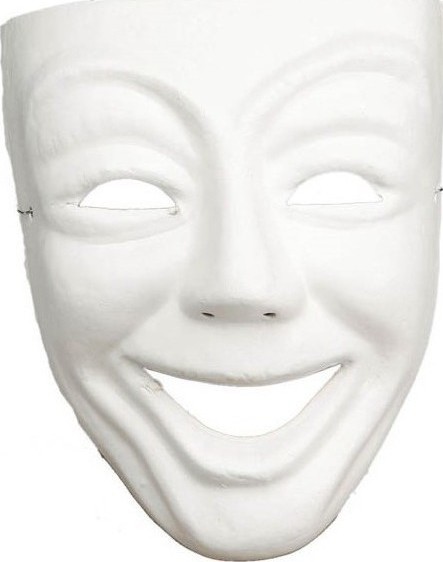 Masca teatru Figura care Rade, #1, Carnaval24