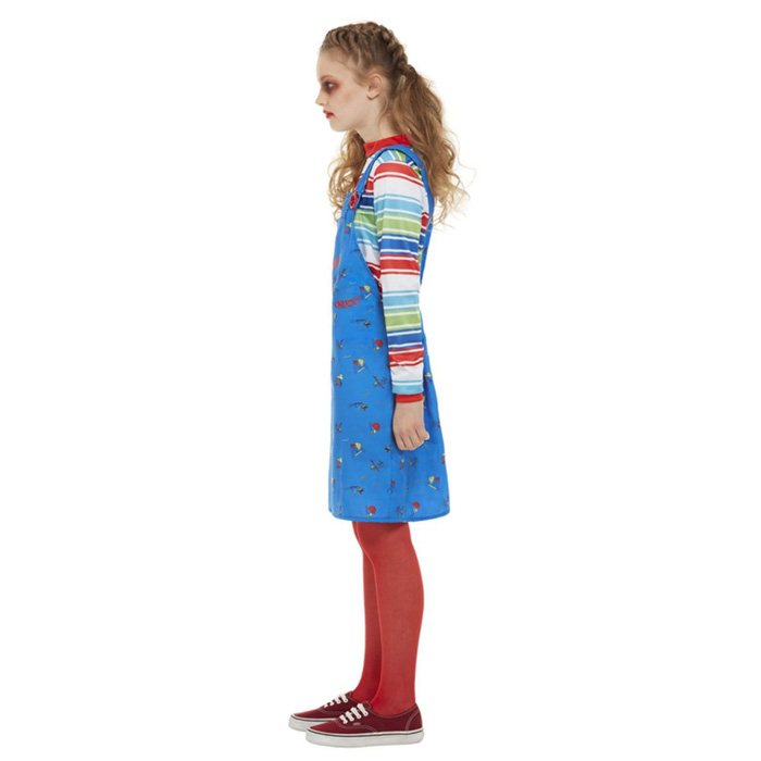 Costumatie Chucky Fete 7-9 ani, Nr. 2, Carnaval24