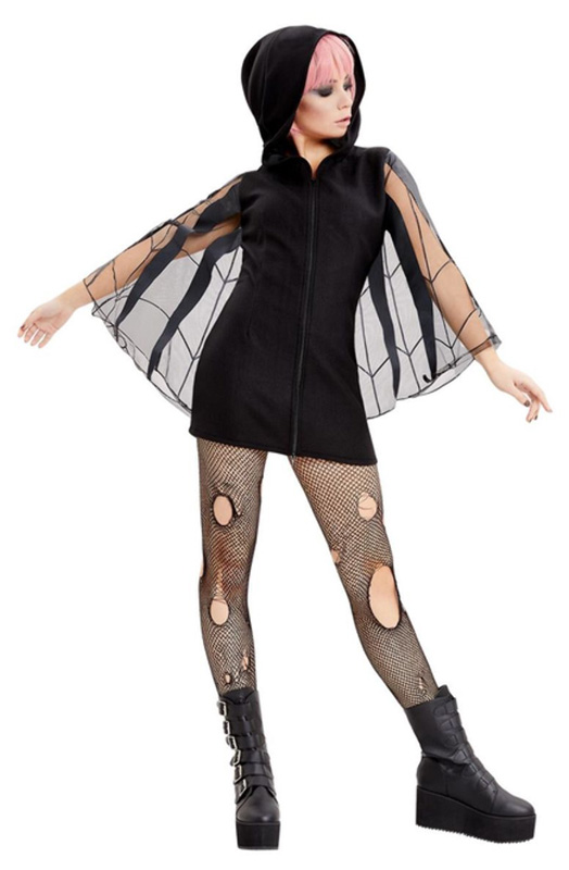 Rochie Paianjen cu Fermoar si Gluga S, #2, Carnaval24