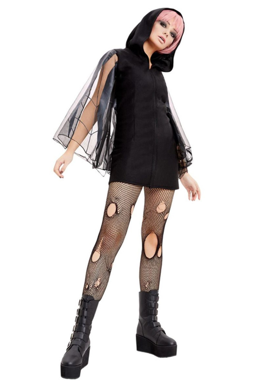 Rochie Paianjen cu Fermoar si Gluga S, #1, Carnaval24