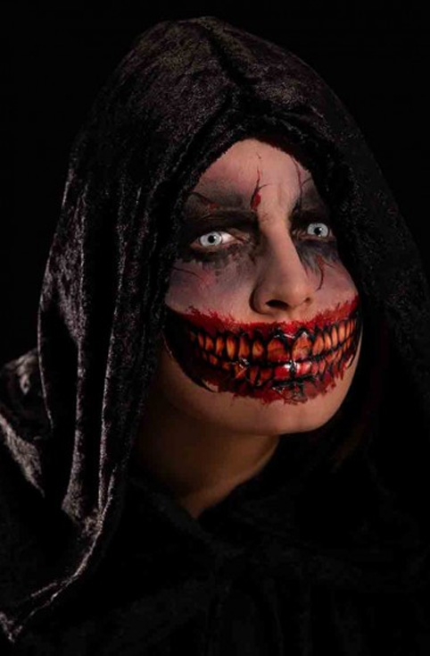 Tatuaj Adulti Temporar Dinti Psihopat, Multicolor, #4, Carnaval24