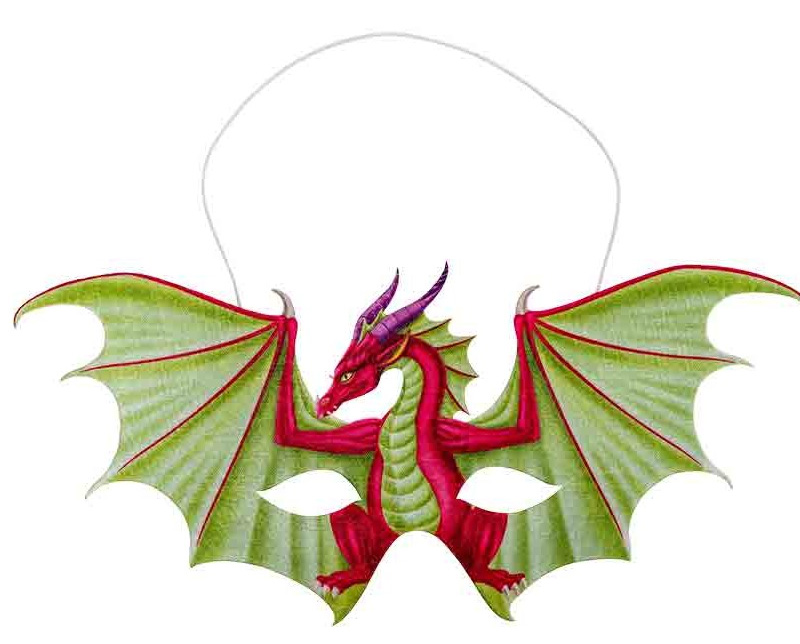 Masca Dragon pentru copii, Nr. 2, Carnaval24