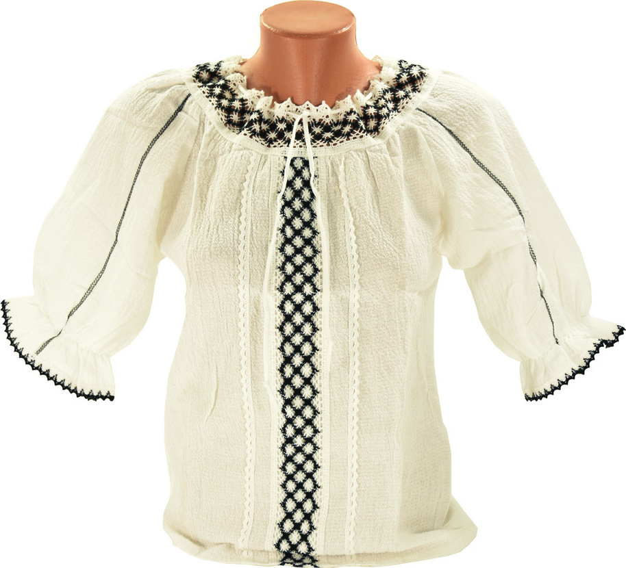 Ie populara alb/negru, marime 38, #1, Carnaval24