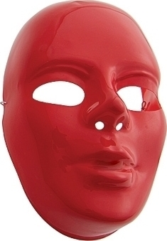 Masca pentru fata, Rosie, #1, Carnaval24