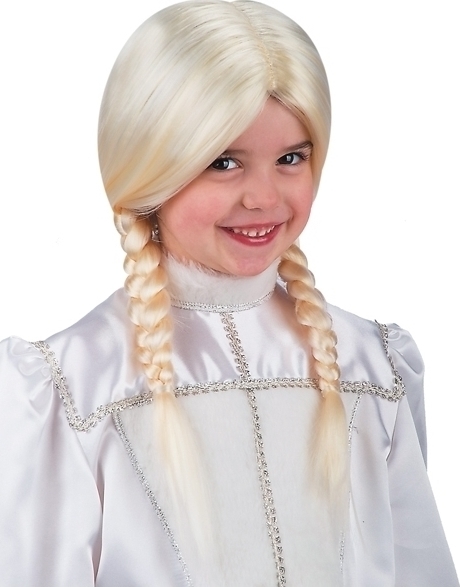 Peruca Blonda cu Codite pentru copii, #1, Carnaval24