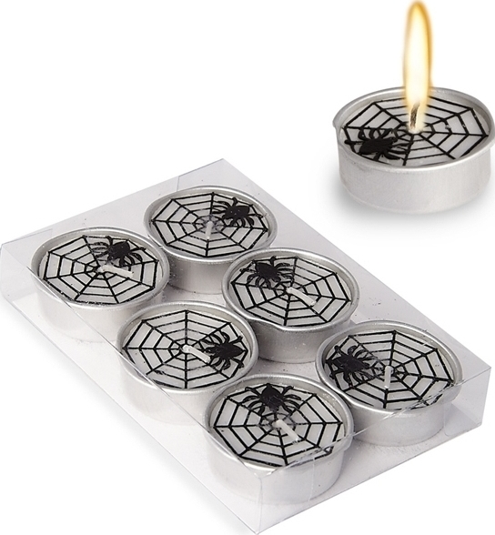 Set 6 Lumanari Paianjen Halloween, #1, Carnaval24