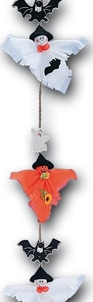 Ghirlanda Halloween Fantome, #1, Carnaval24