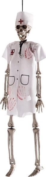 Schelet Doctor decorativ 45cm, #1, Carnaval24