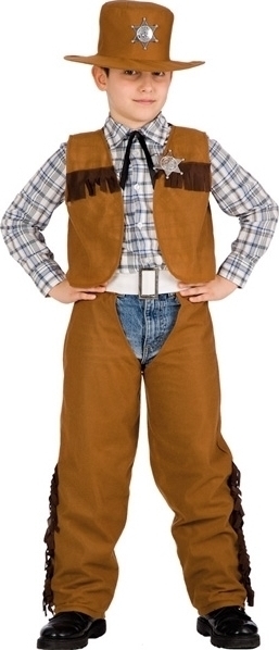 Costum Sheriff copii 8-9 ani, #1, Carnaval24