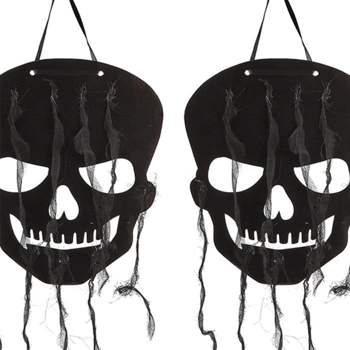 Set 2 Decoratiuni Craniu Suspendat Carton, #1, Carnaval24