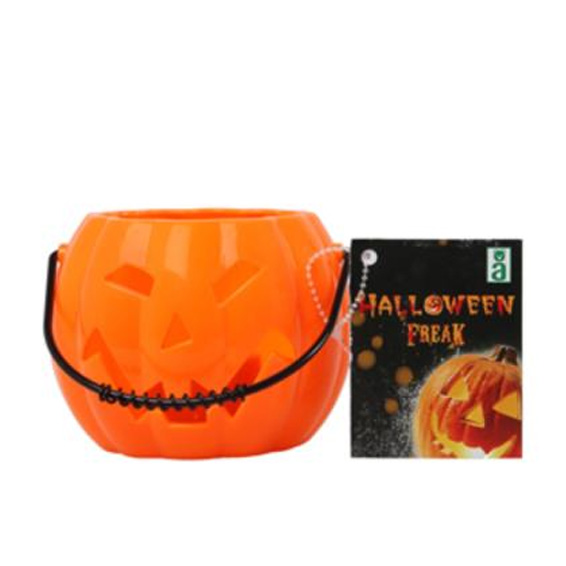 Cosulet Dovleac Jack o'Lantern cu LED multicolor, #1, Carnaval24