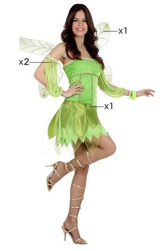 Costumatie Zana Verde Dame XS-S, Nr. 2, Carnaval24