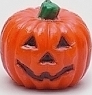 Lumanare Halloween in forma de Dovleac 7 x 7 cm, Portocaliu, #1, Carnaval24