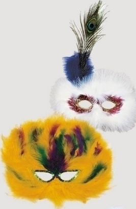 Masca Pene Fazan alba, #1, Carnaval24