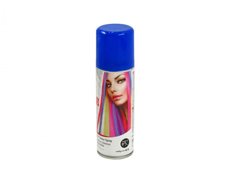 Spray colorant pentru par 125 ml albastru, #1, Carnaval24