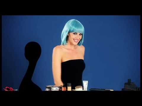 Peruca Profesionala Elise Albastru Neon, #2, Carnaval24