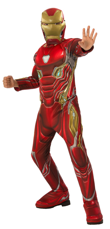 Costum Iron Man Deluxe S Copii 3-4 Ani, #1, Carnaval24
