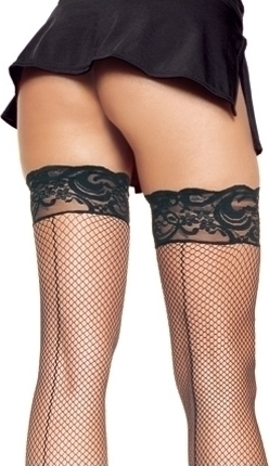 Ciorapi scurti - Stay up Fishnet - negri, #1, Carnaval24