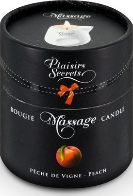 Lumanare Masaj Erotic PIERSICA 80 ml, Nr. 3, Carnaval24