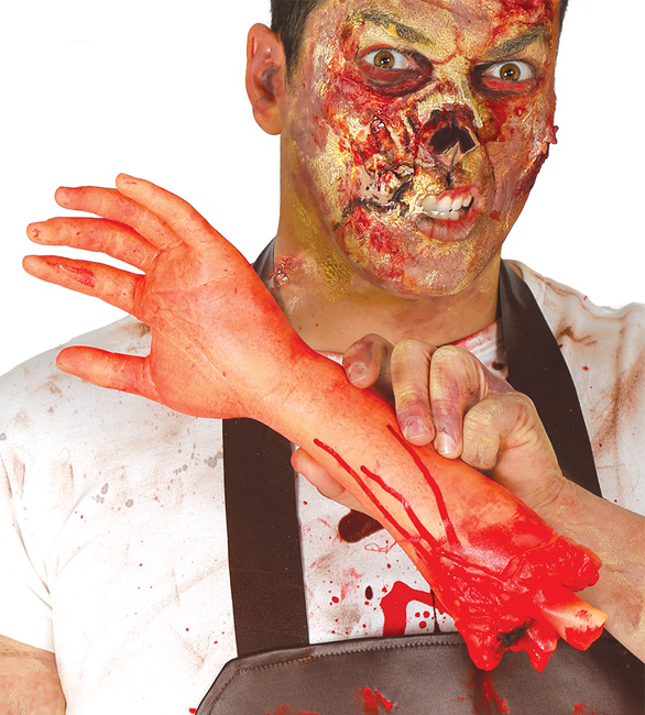 Decoratiune Mana Horror Insangerata 30cm, #1, Carnaval24