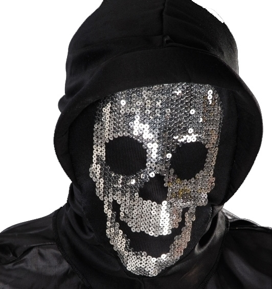 Masca Schelet cu gluga, Nr. 2, Carnaval24