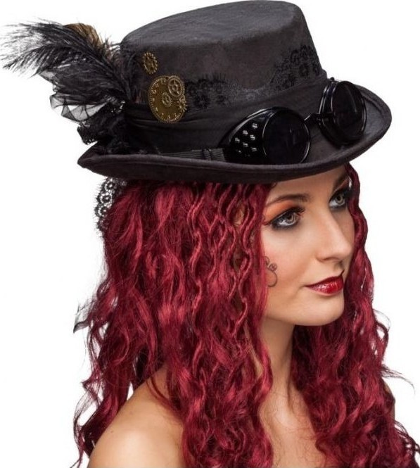 Palarie Steampunk Cu Ochelari, #1, Carnaval24