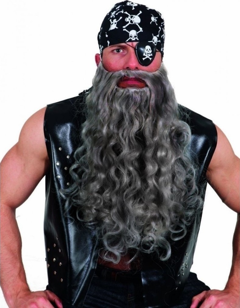 Barba Extra Lunga Valvoi Gri, #1, Carnaval24