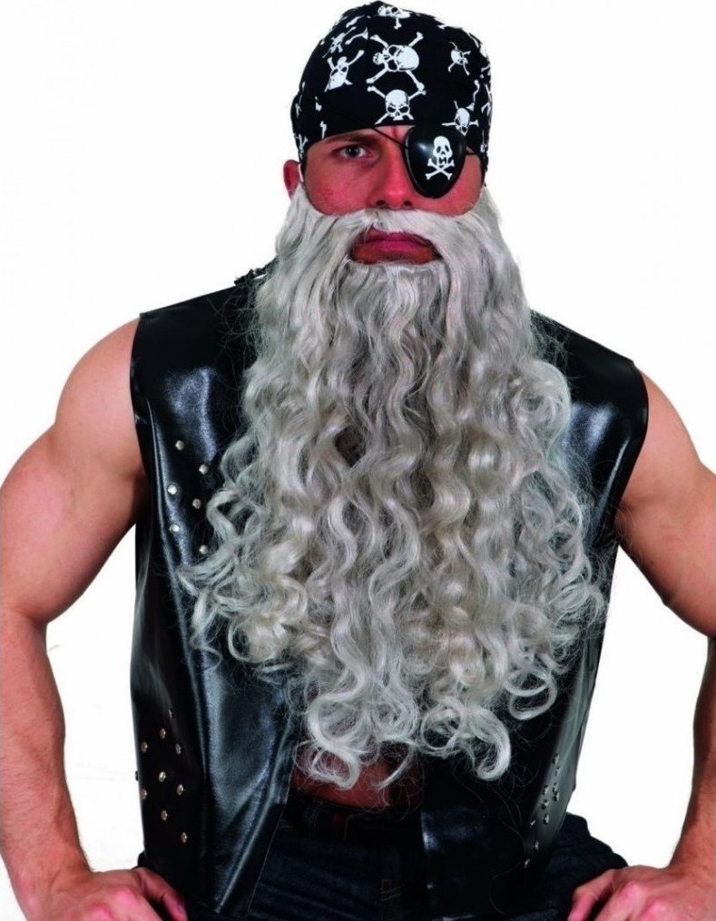 Barba Extra Lunga Valvoi grizonata, #1, Carnaval24